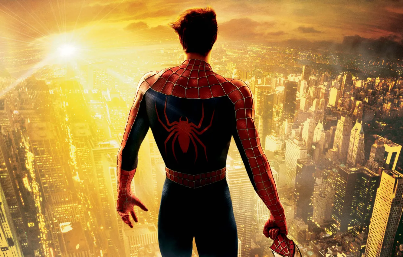 Photo wallpaper Spider-man, Spider-Man, Peter Parker, Tobey Maguire, Tobey Maguire