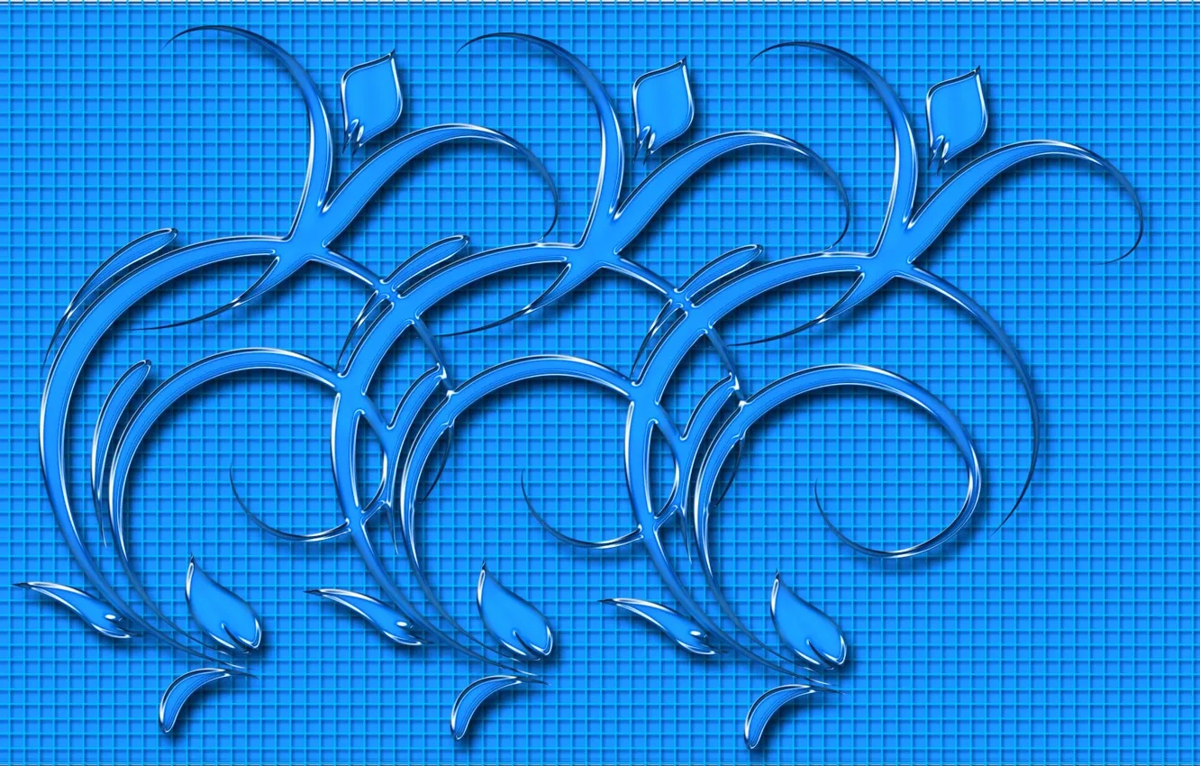 Photo wallpaper pattern, texture, cell, the volume