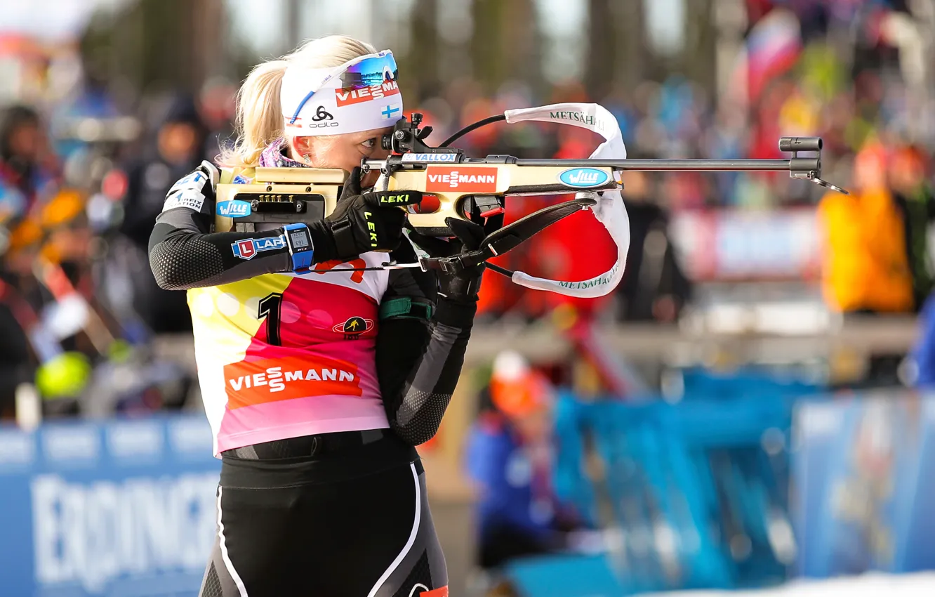 Photo wallpaper she, Kaisa Mäkäräinen, Kaisa Makarainen, Finnish Lightning, Kaisa Leena Mäkäräinen, Kappa