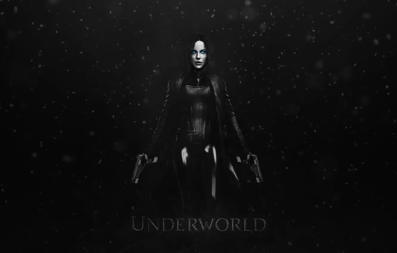 Photo wallpaper eyes, gun, weapons, the film, art, vampire, Another world, Underworld