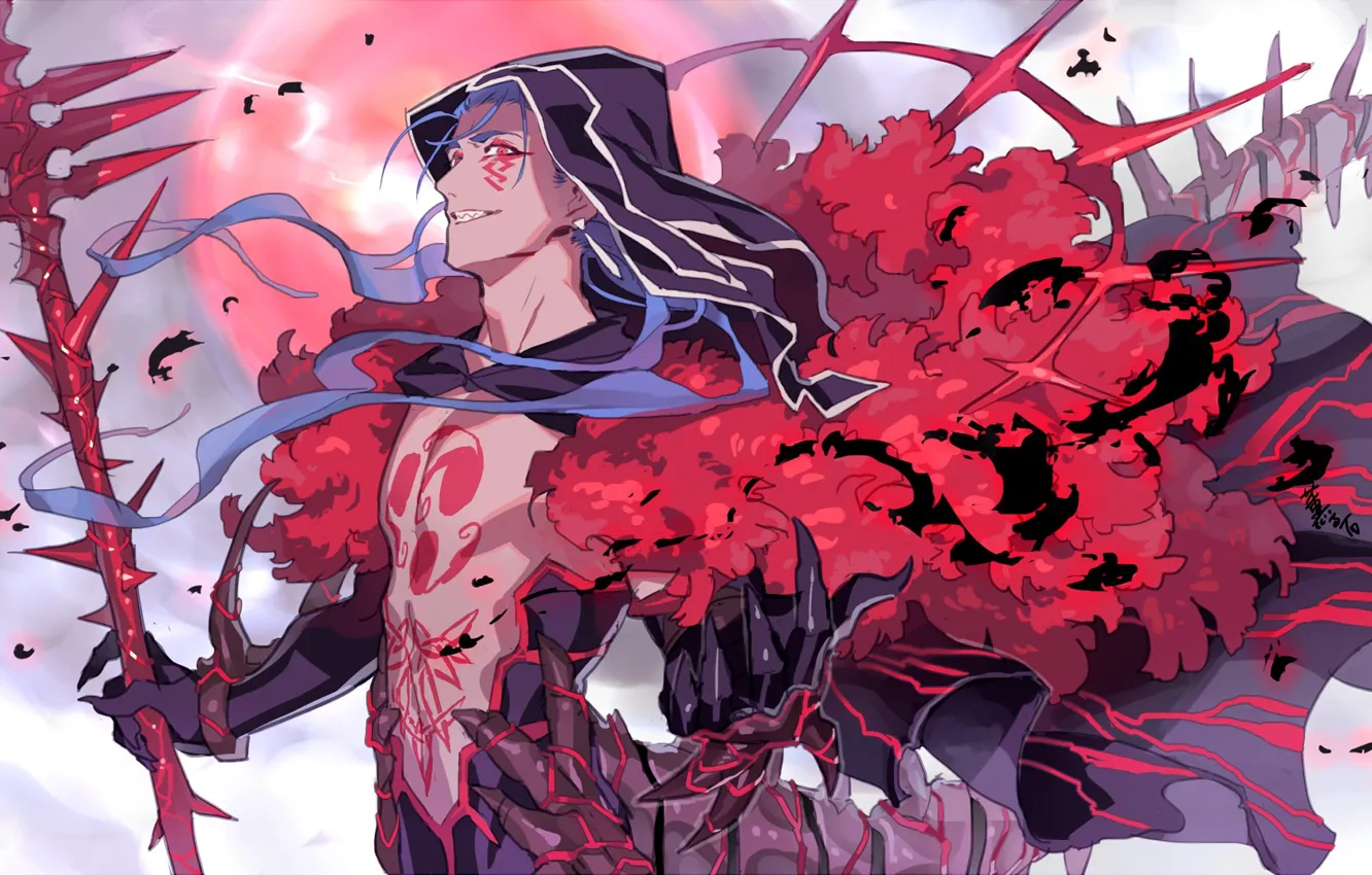 Photo wallpaper anime, art, MAG, guy, Fate Stay Night, Lancer, fate/grand order, castor