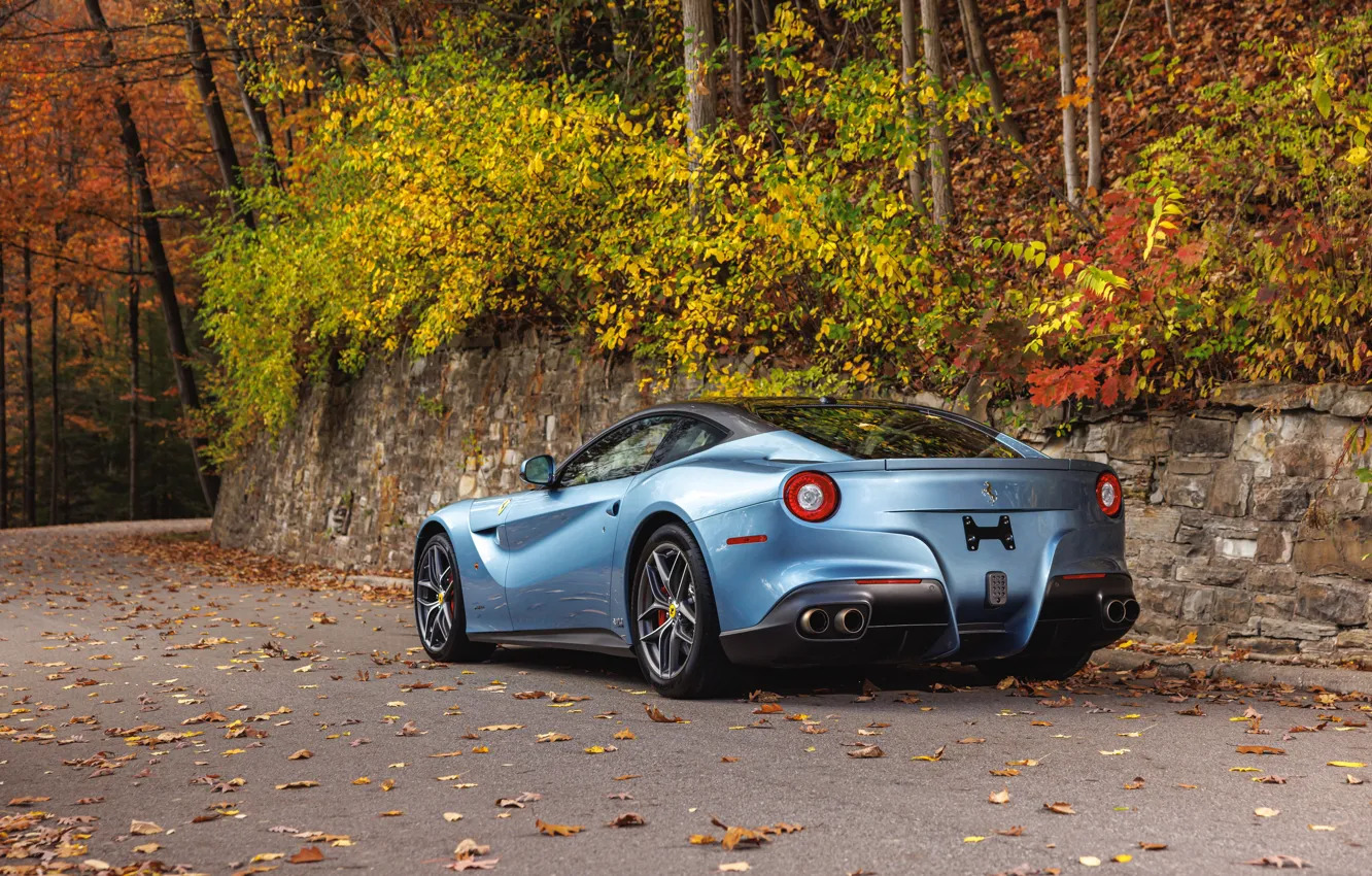 Photo wallpaper Ferrari, F12, rear view, Ferrari F12berlinetta "The Barchetta"