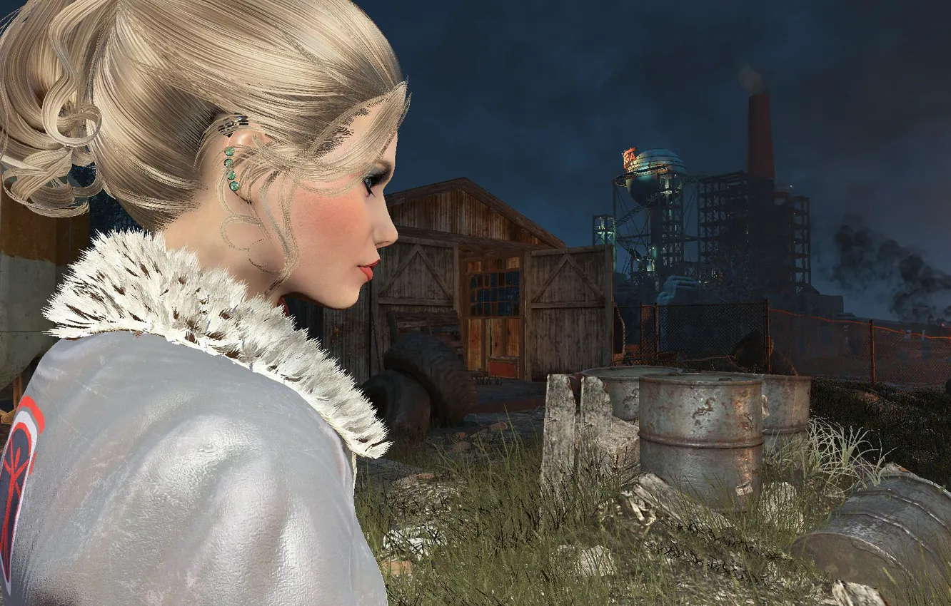 Photo wallpaper game, Fallout 4, Vex