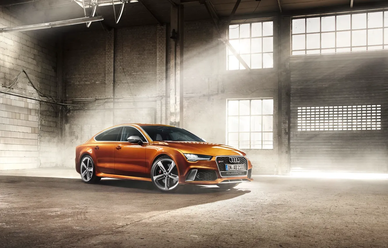Photo wallpaper Audi, brown, RS7, Ipanema