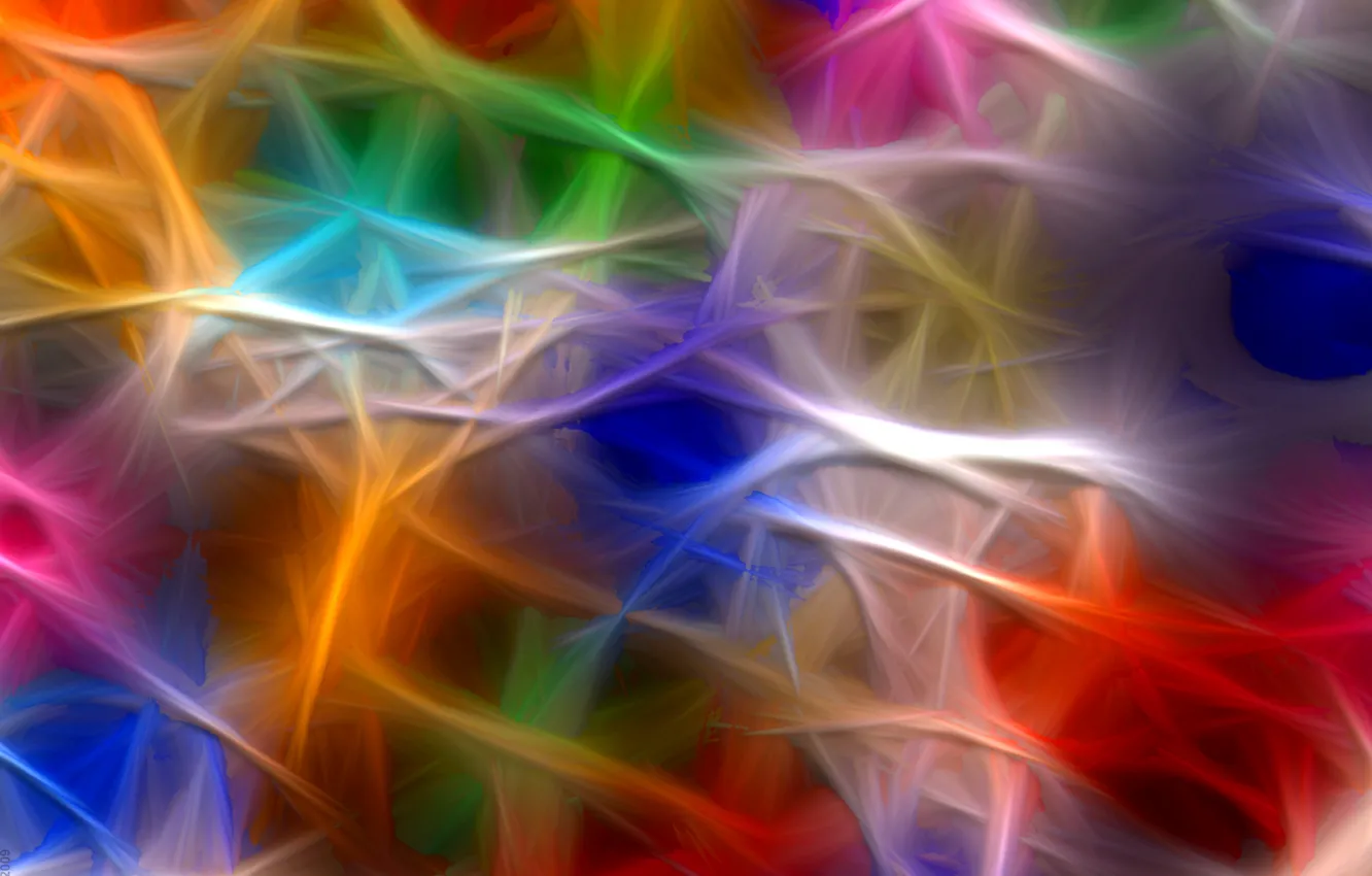 Photo wallpaper background, paint, fractal, colorful, script