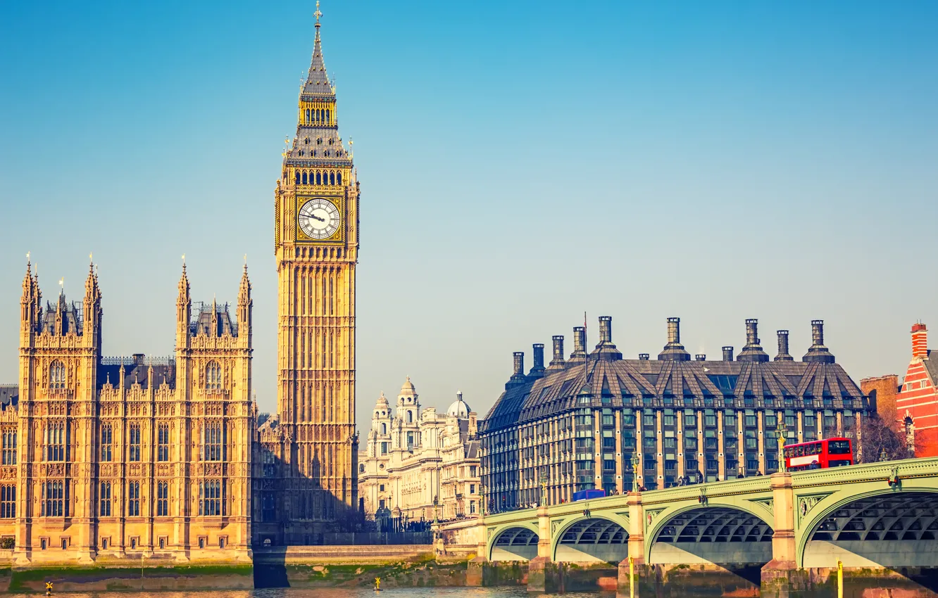 Photo wallpaper England, London, Big Ben