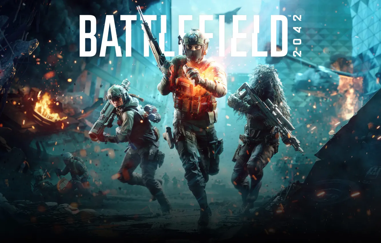 Photo wallpaper Games, Video Game, Key Art, Battlefield 2042