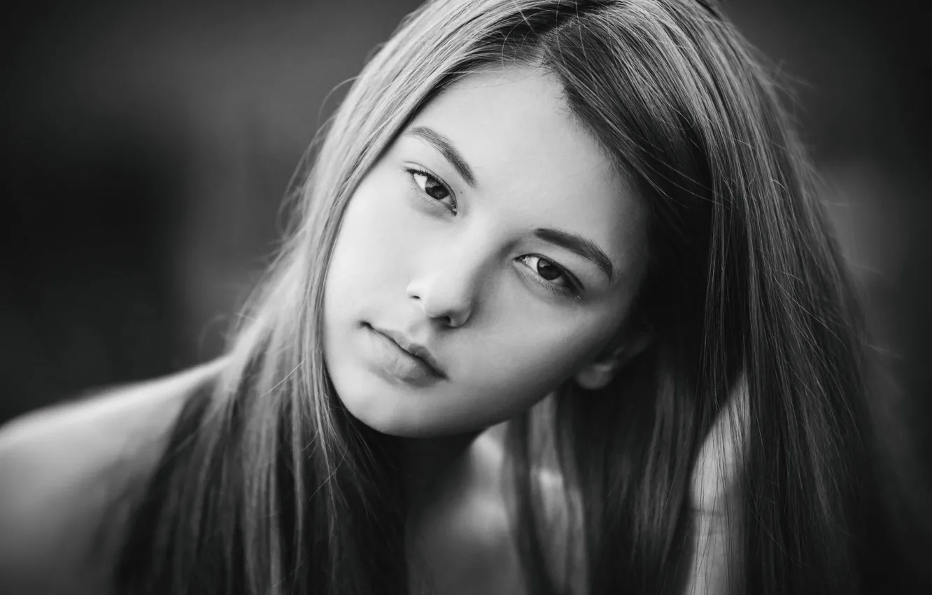 Photo wallpaper portrait, monochrome, Eugene, Konstantin Kokin