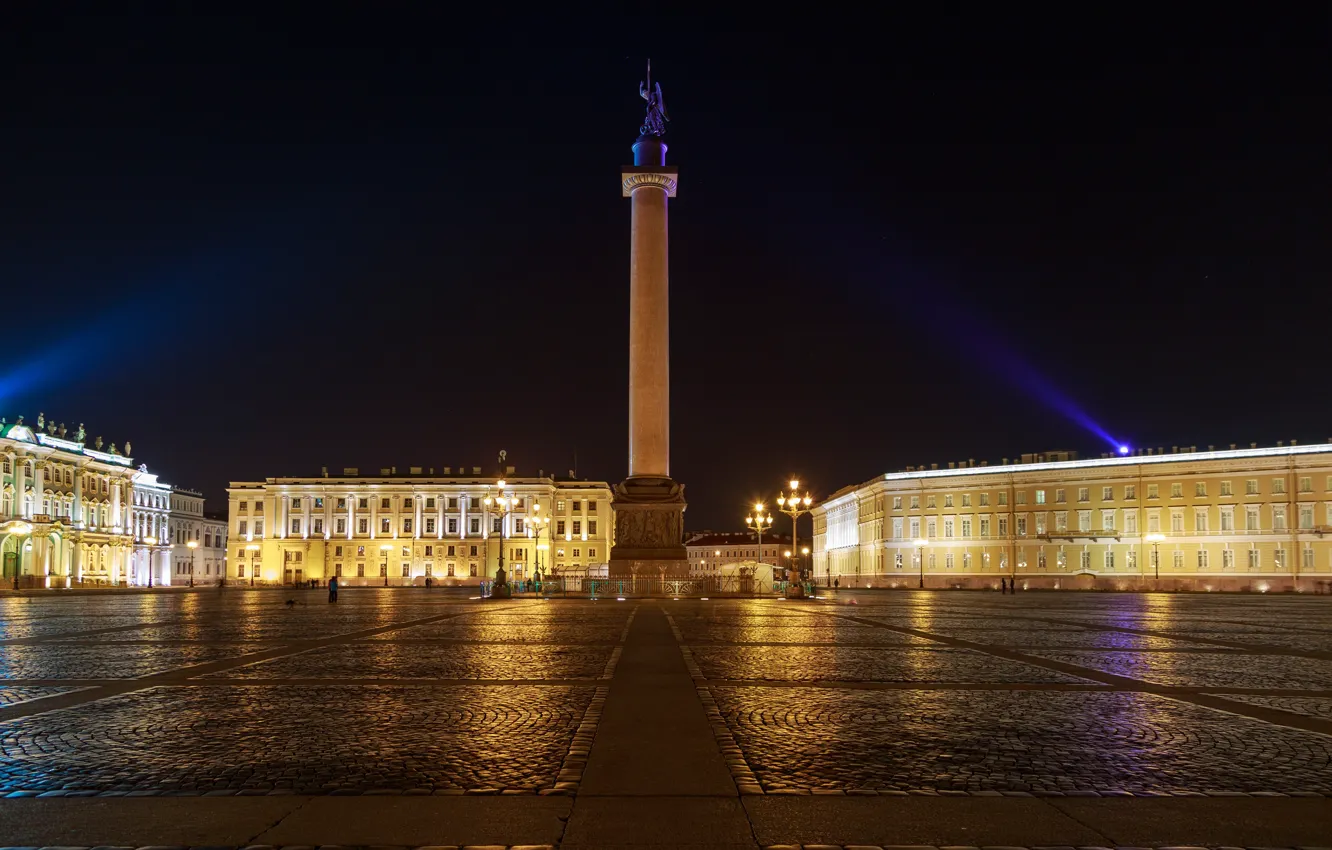 Photo wallpaper the city, Saint Petersburg, The Alexander column