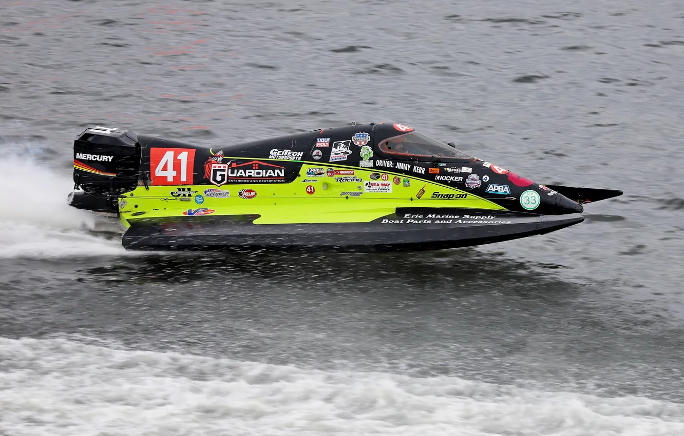 Photo wallpaper race, boat, speed