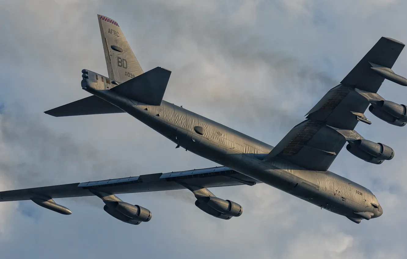 Photo wallpaper aviation, combat aircraft, winged machine, Boeing B52H Stratofortress