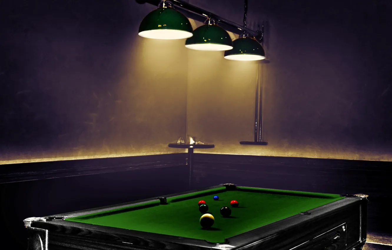 Photo wallpaper table, balls, sport, Billiards