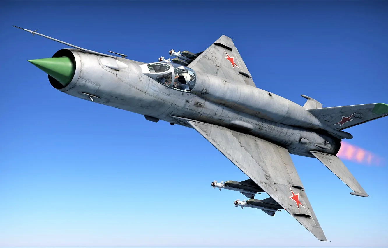 Photo wallpaper OKB MiG, MiG-21СМТ, Frontline fighter, USSR