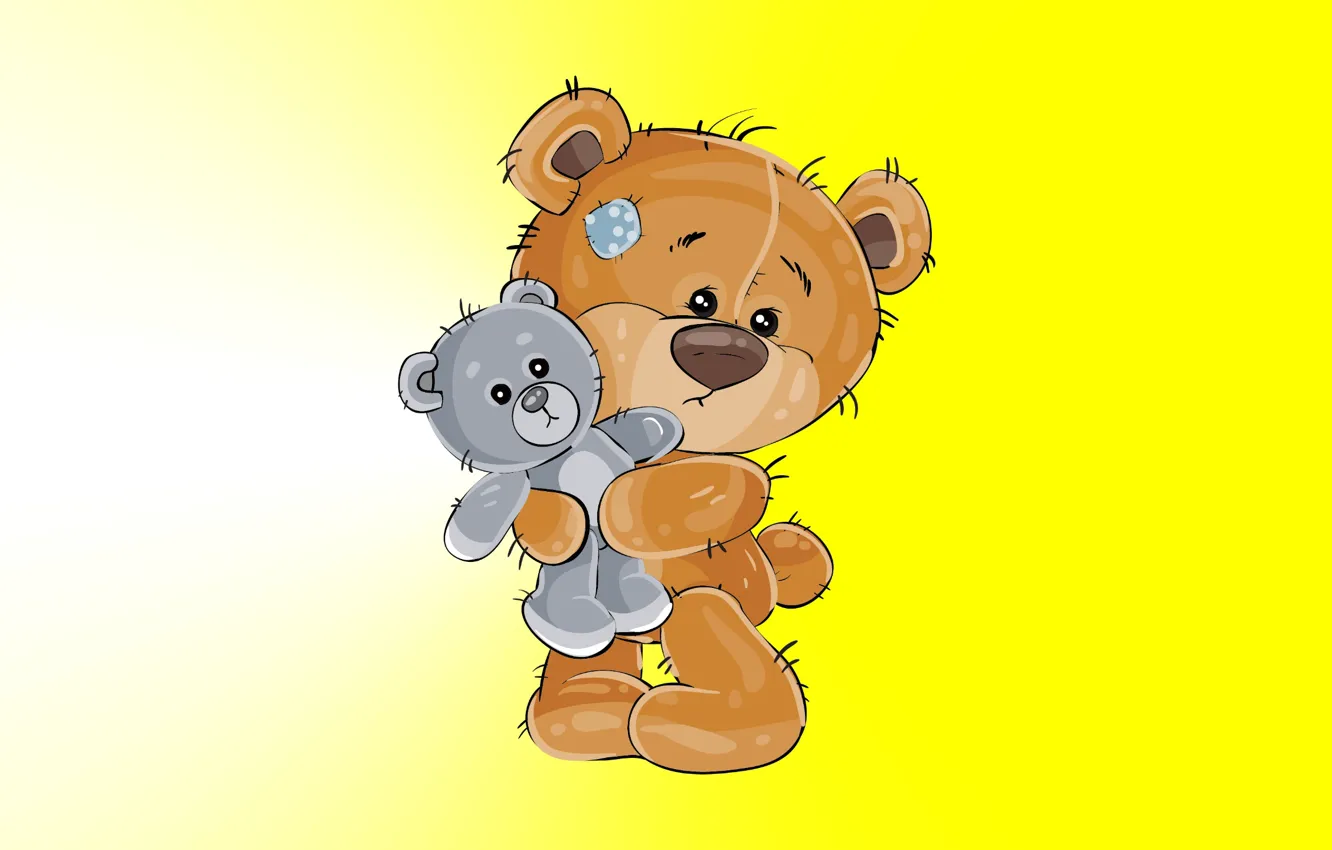 Photo wallpaper background, Wallpaper, bear, wallpaper, bear, teddy bear, plush toy, on the desktop