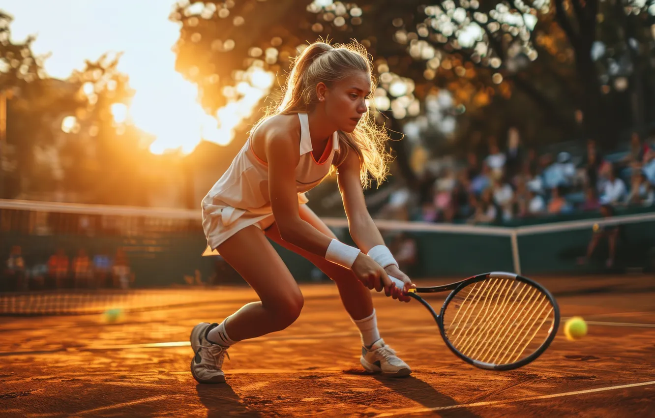 Photo wallpaper girl, player, sports, Tennis