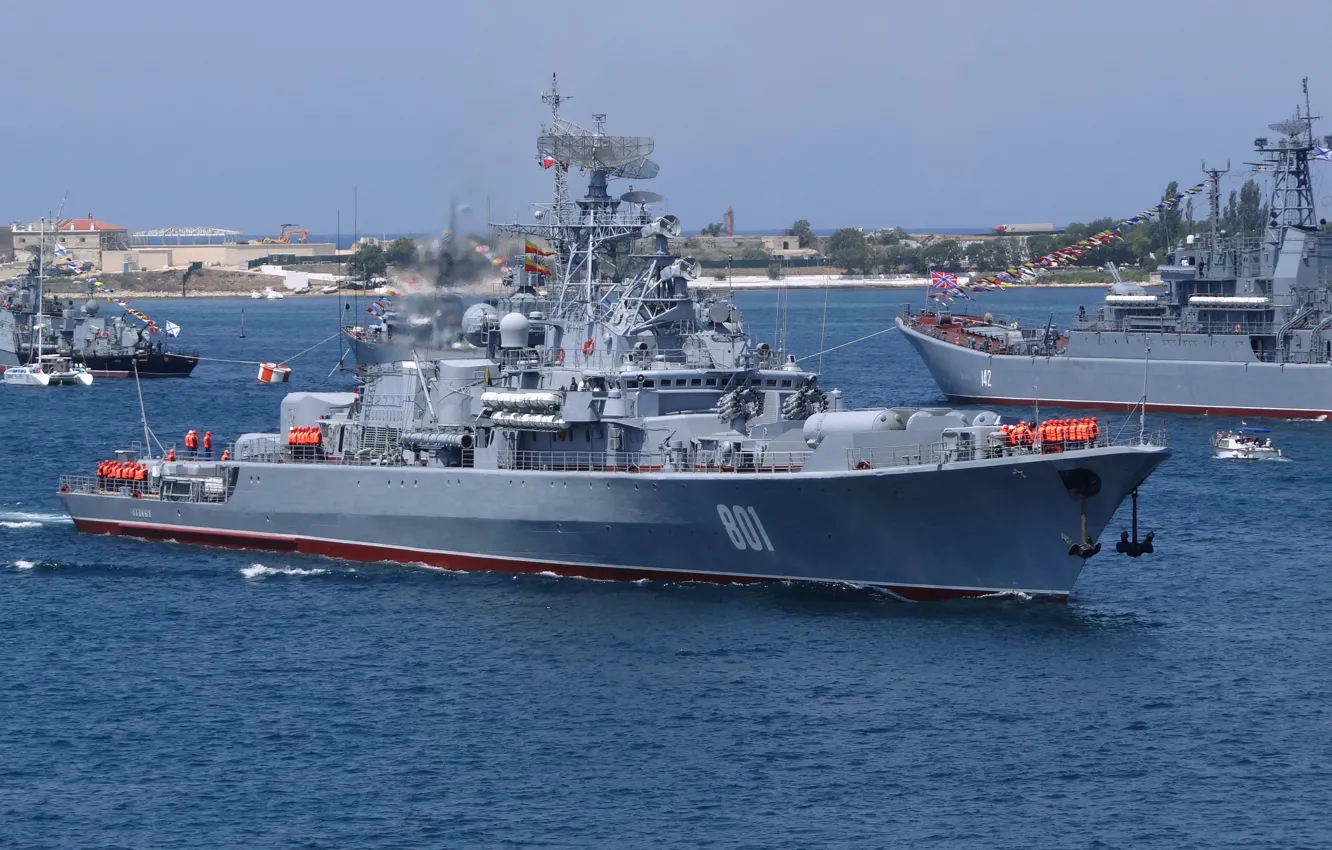 Photo wallpaper Sevastopol, guard, ship, 1135 project, Okay, Navy