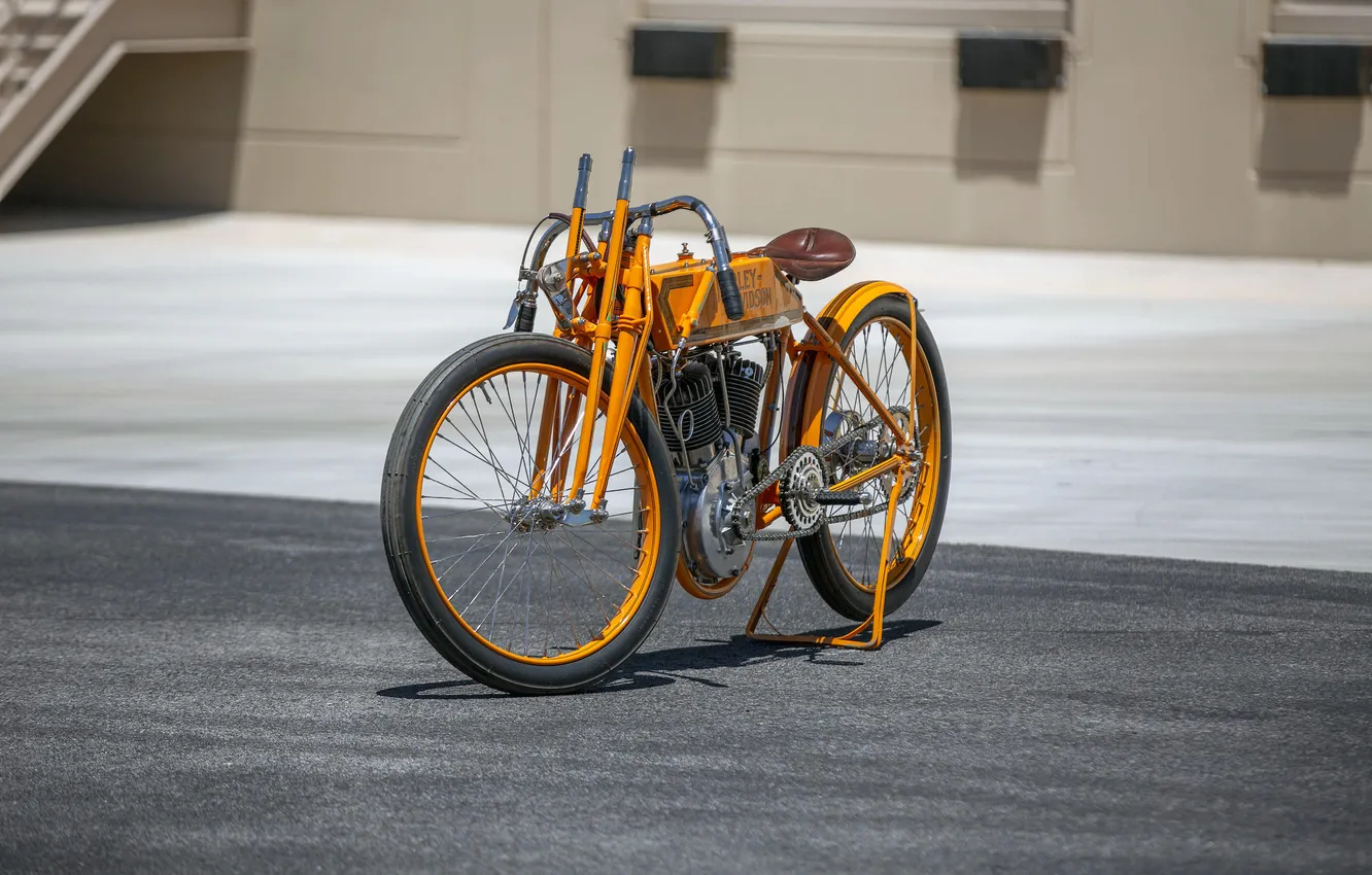 Photo wallpaper Harley-Davidson, 1915, retro motorcycles, Harley-Davidson 11K, retro motorcycles