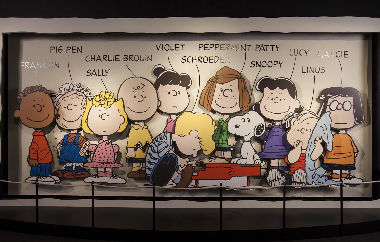 Photo wallpaper Wallpaper, Comics, Charlie Brown