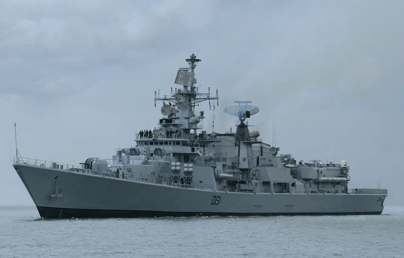 Photo wallpaper squadron, destroyer, The Indian Navy, THE Delhi