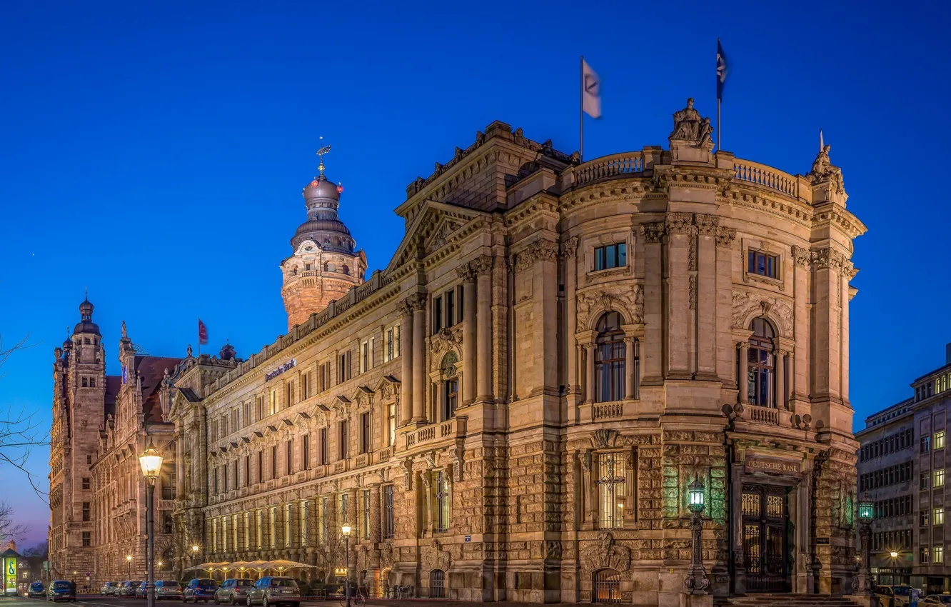 Photo wallpaper Germany, Leipzig, Leipzig, Deutsche Bank