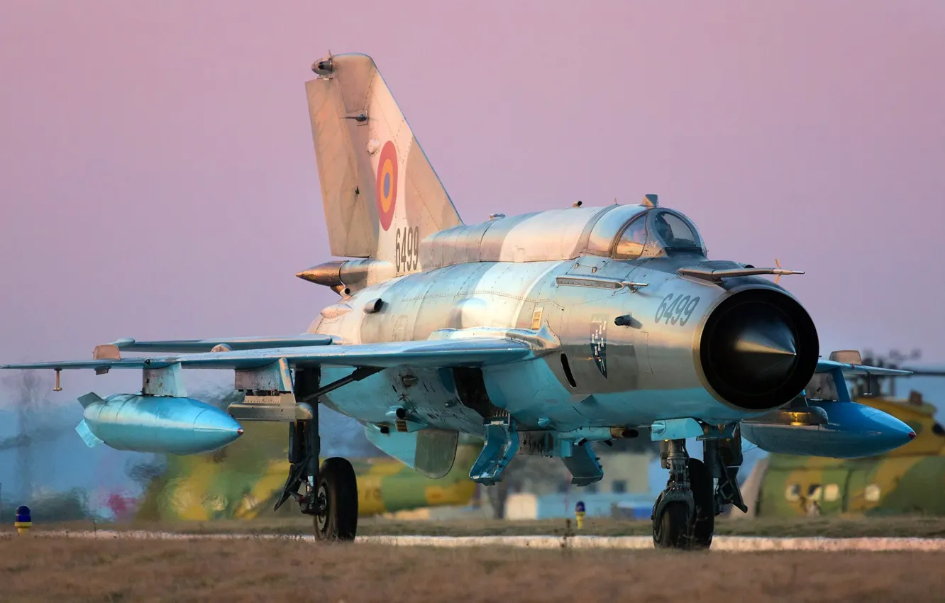 Photo wallpaper Fighter, The rise, The MiG-21, OKB Mikoyan and Gurevich, Chassis, The BBC Romania, PTB