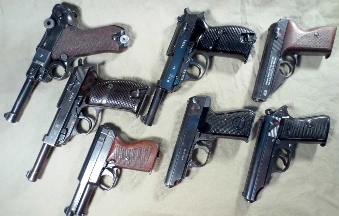 Photo wallpaper light, trees, metal, gun, weapons, background, power, war