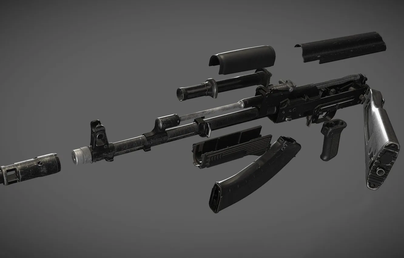 Photo wallpaper USSR, Kalashnikov, AK-103