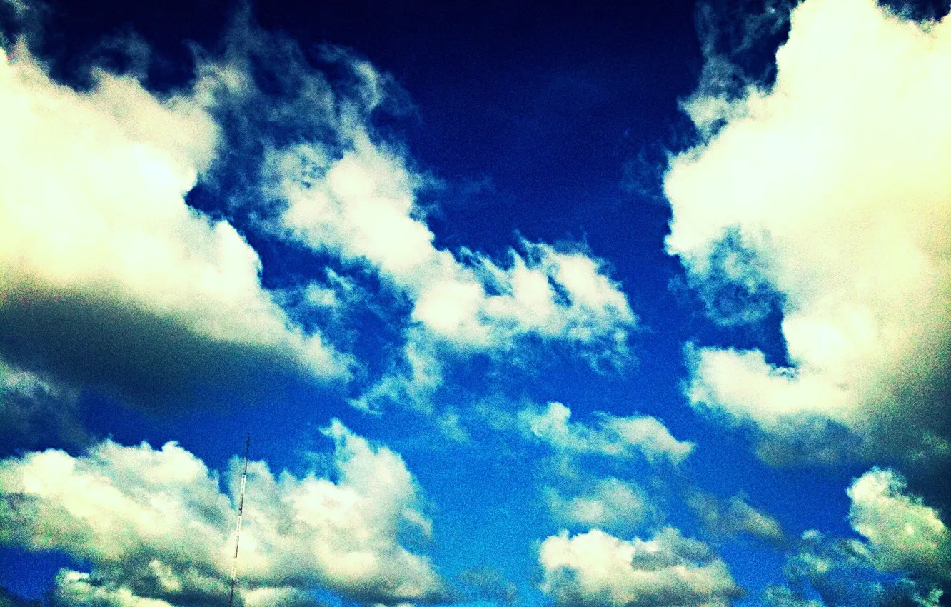 Photo wallpaper sky, Air, clouds, clean