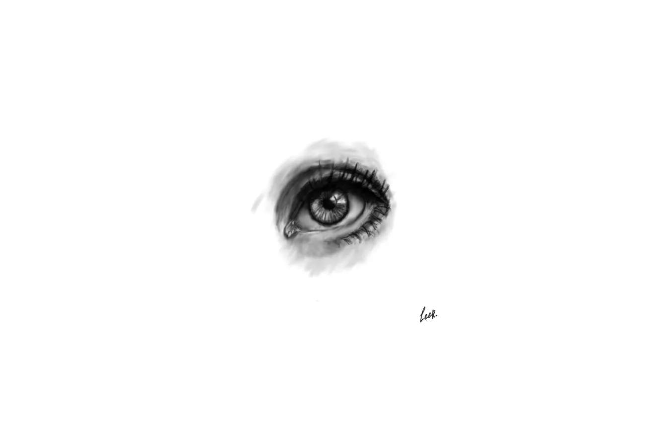 Photo wallpaper eyes, eyelashes, figure, the pupil, eye, eye, leeR