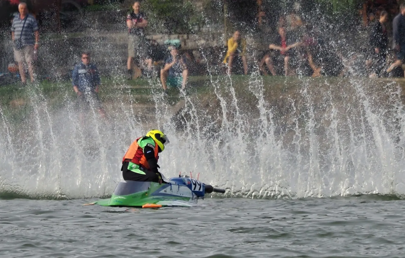 Photo wallpaper race, boat, speed