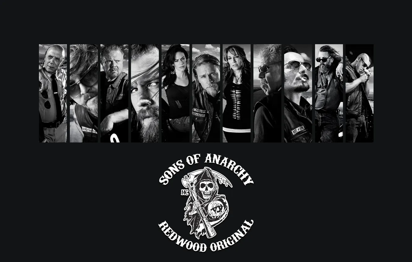 Photo wallpaper motorcycle, the series, biker, sons of anarchy, SoA