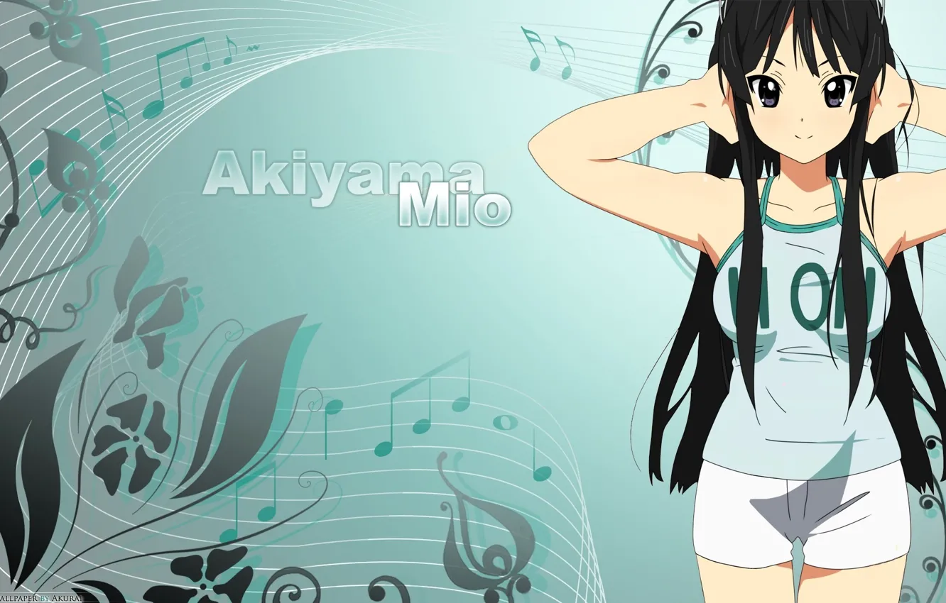 Photo wallpaper k-on, 2014, Mio akiyama