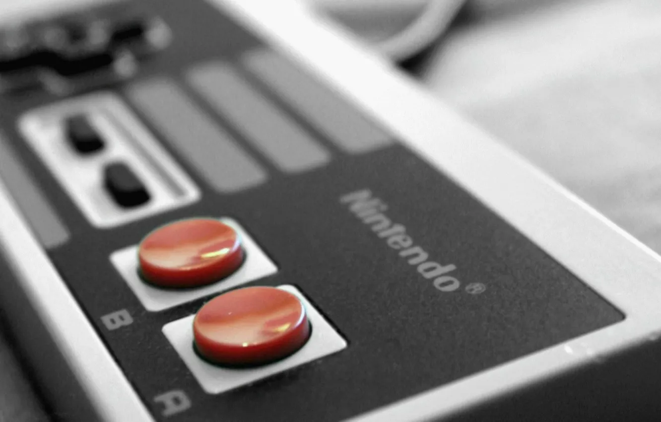 Photo wallpaper button, Nintendo, joystick