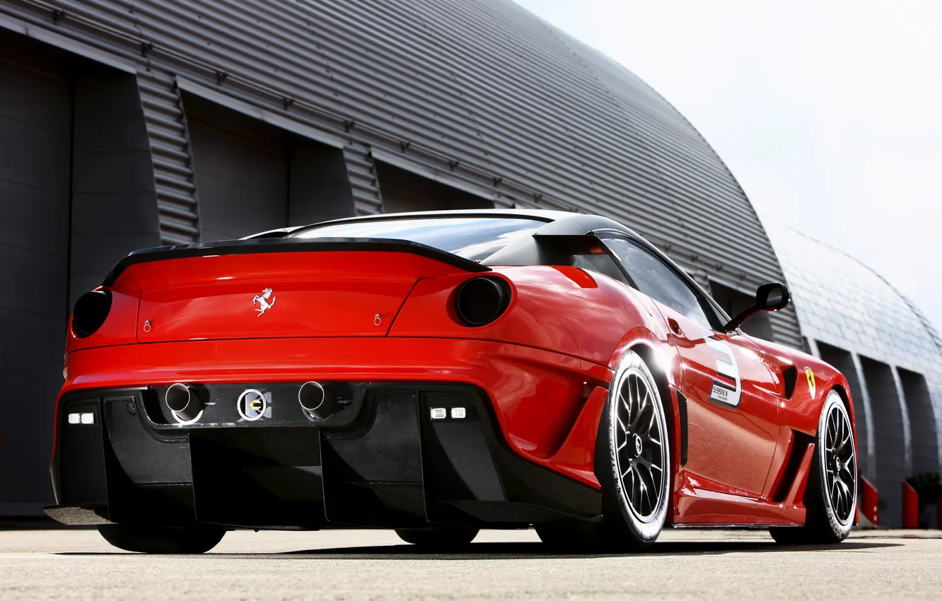 Photo wallpaper Ferrari, Nurburgring, 599 xx