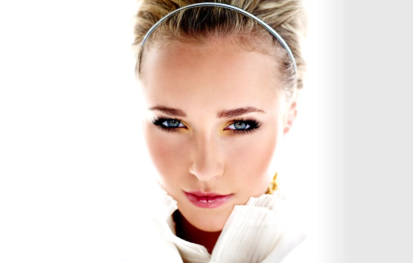 Photo wallpaper look, makeup, actress, Hayden Panettiere, blonde