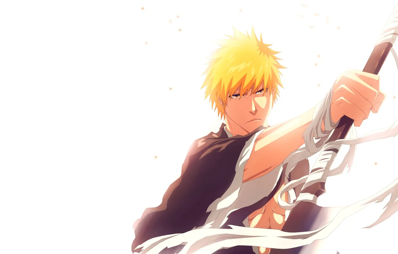 Photo wallpaper sword, Bleach, Bleach, Ichigo Kurosaki, zanpakutō