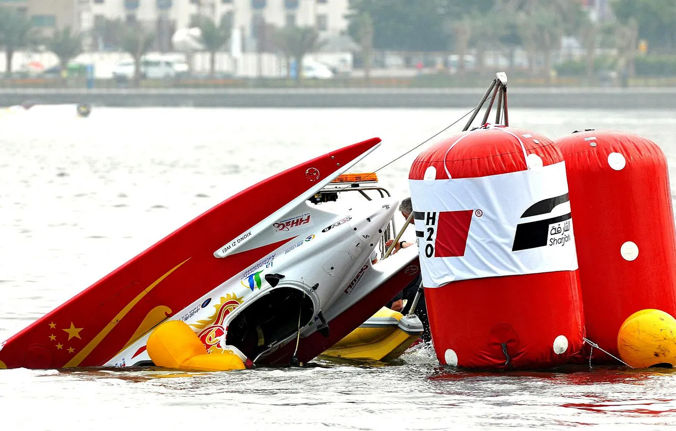Photo wallpaper race, boat, speed