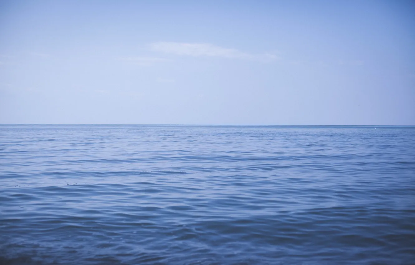 Photo wallpaper the sky, water, horizon