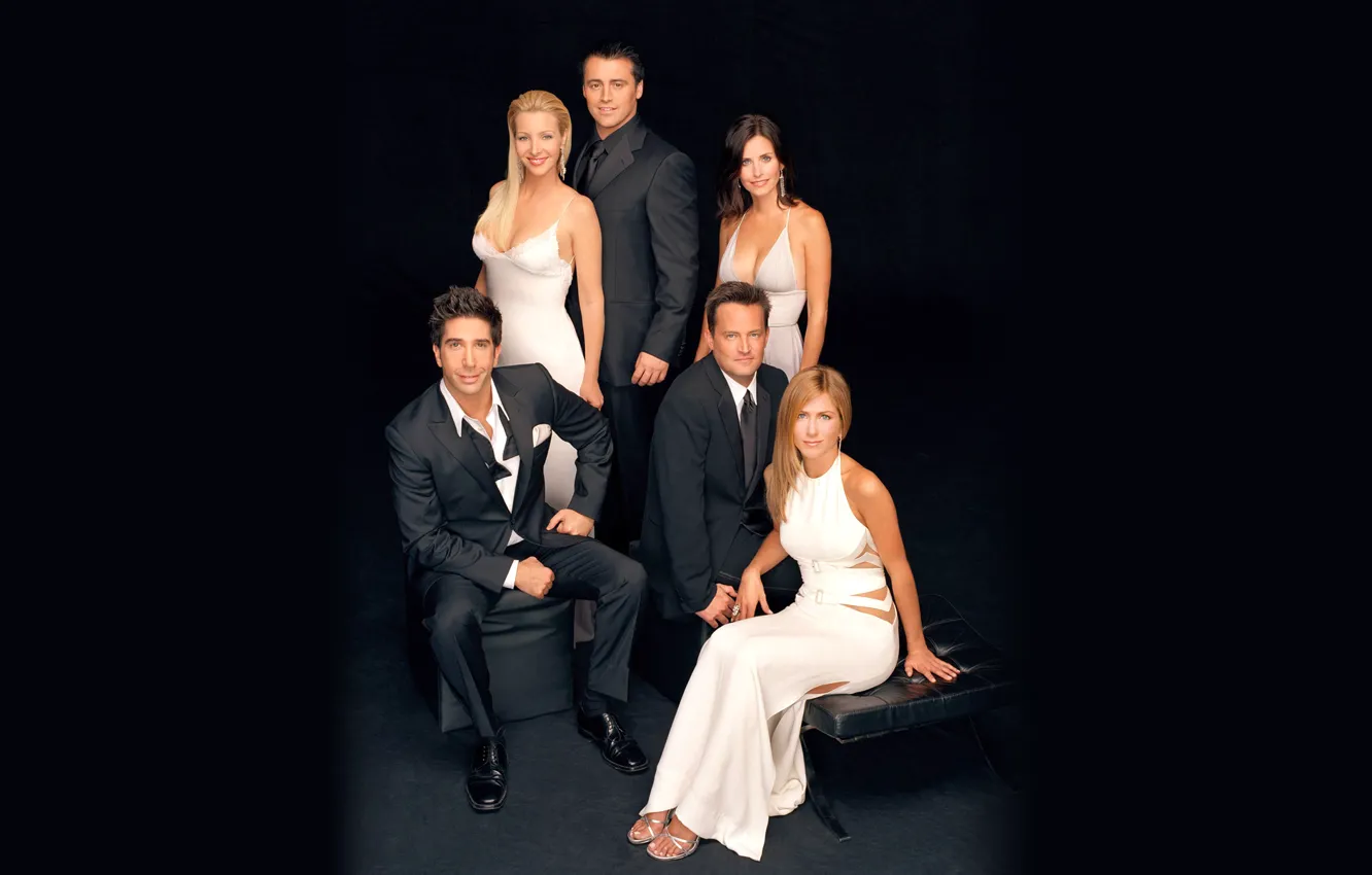 Photo wallpaper the series, Jennifer Aniston, actors, Matthew Perry, characters, Comedy, sitcom, Ross Geller