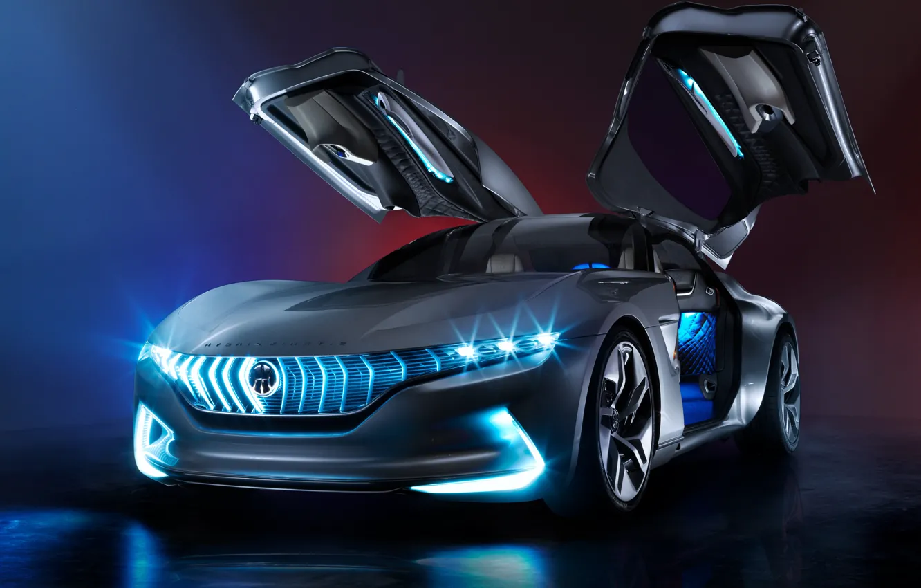 Photo wallpaper the door, Hybrid, 2018, Pininfarina, Kinetic GT