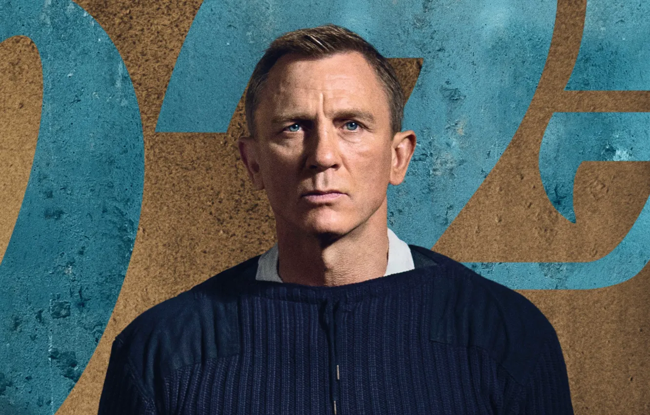 Photo wallpaper Daniel Craig, 007, movie, James Bond, No Time To Die