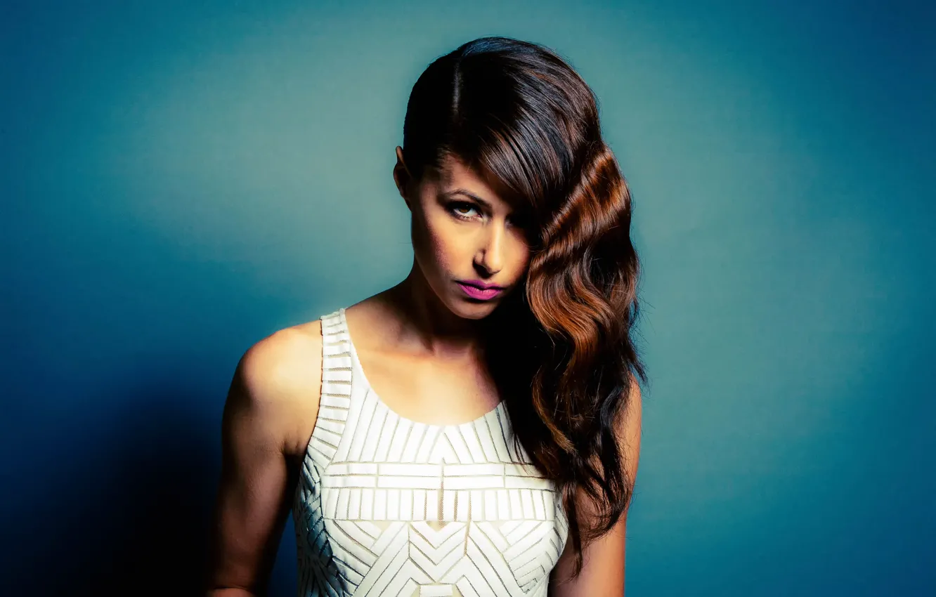 Photo wallpaper portrait, actress, brown-eyed, Amanda Crew