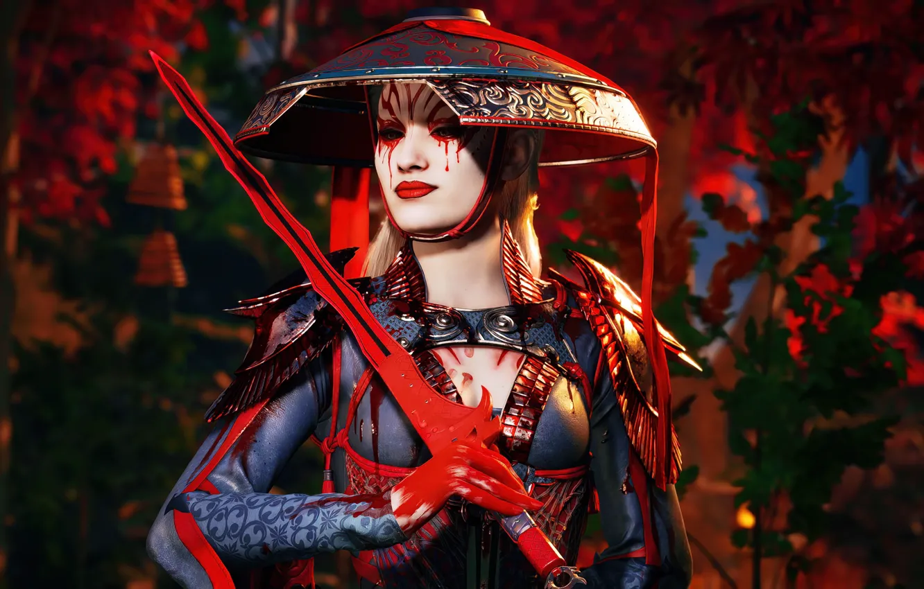 Photo wallpaper Mk1, MortalKombatone, Ashrah