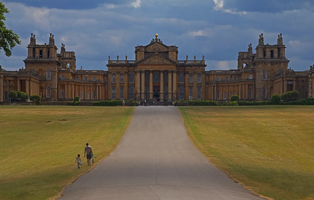 Photo wallpaper England, the Duke, Marlborough, Blenheim Palace
