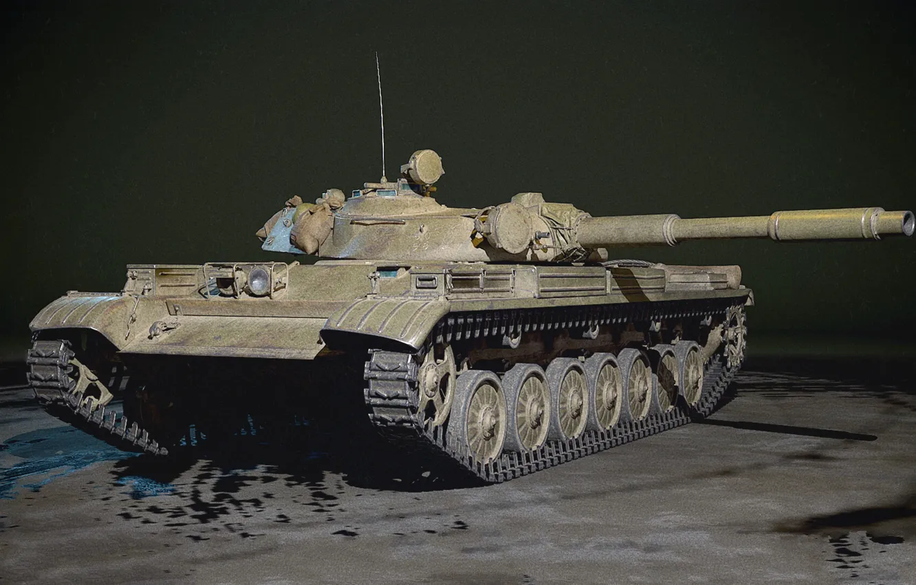 Photo wallpaper USSR, light tank, T-100 LT, Object 64992
