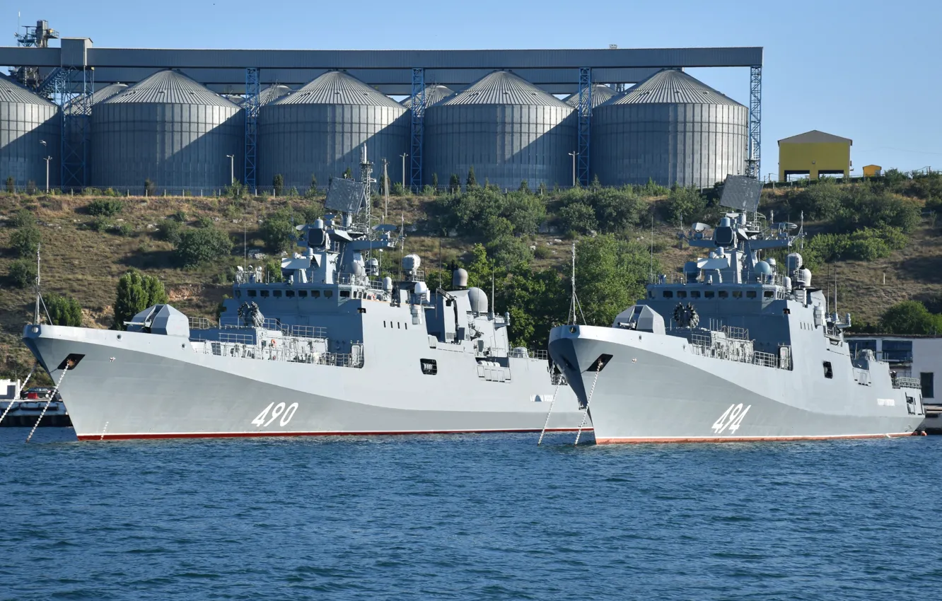 Photo wallpaper frigates, Admiral Essen, Admiral Grigorovich, patrol ships