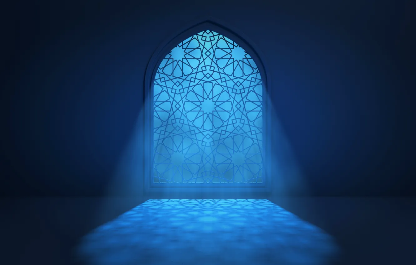 Photo wallpaper pattern, mosque, RAMADAN, islamic pattern