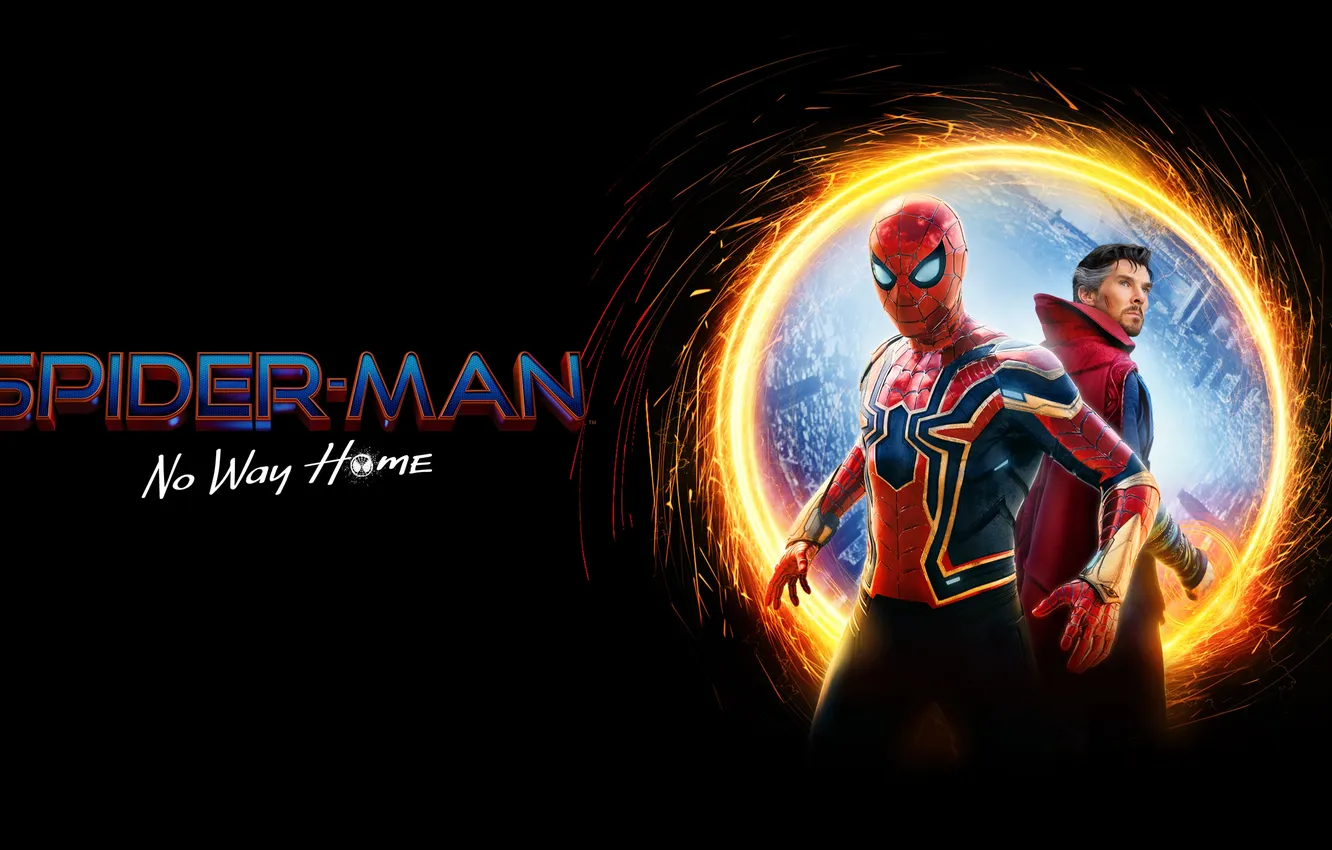 Photo wallpaper Marvel, Spiderman, Doctor Strange, Spiderman no way home, spiderman movie, spidermannowayhome