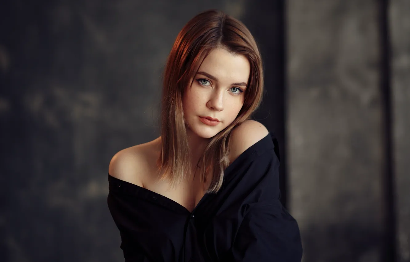 Photo wallpaper look, girl, hair, portrait, Taya, Evgeniy Bulatov, Evgeny Bulatov