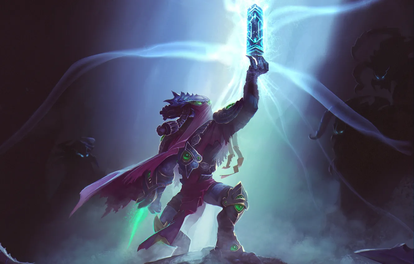 Photo wallpaper figure, starcraft, fantasy, starcraft 2, Blizzard, art, characters, Protoss